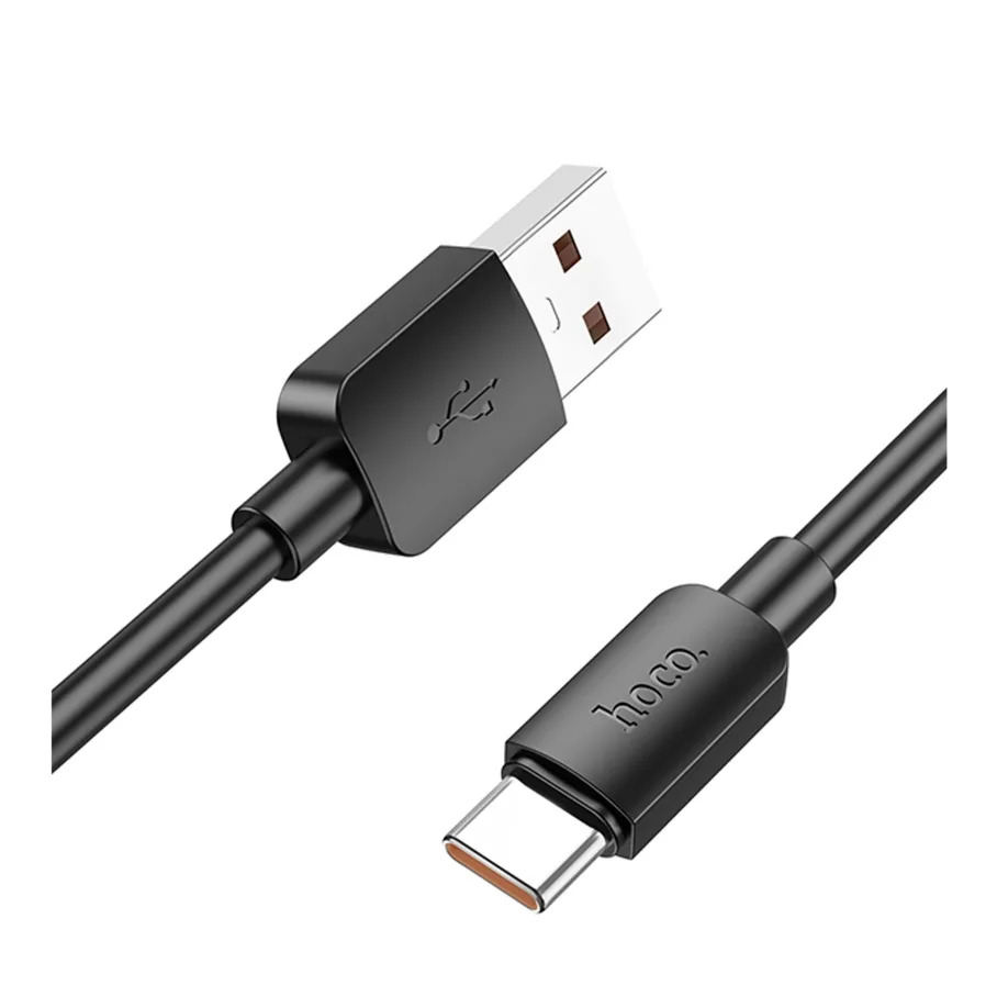 USB Hoco X96 Type-C 3A 0.25m, цвет черный