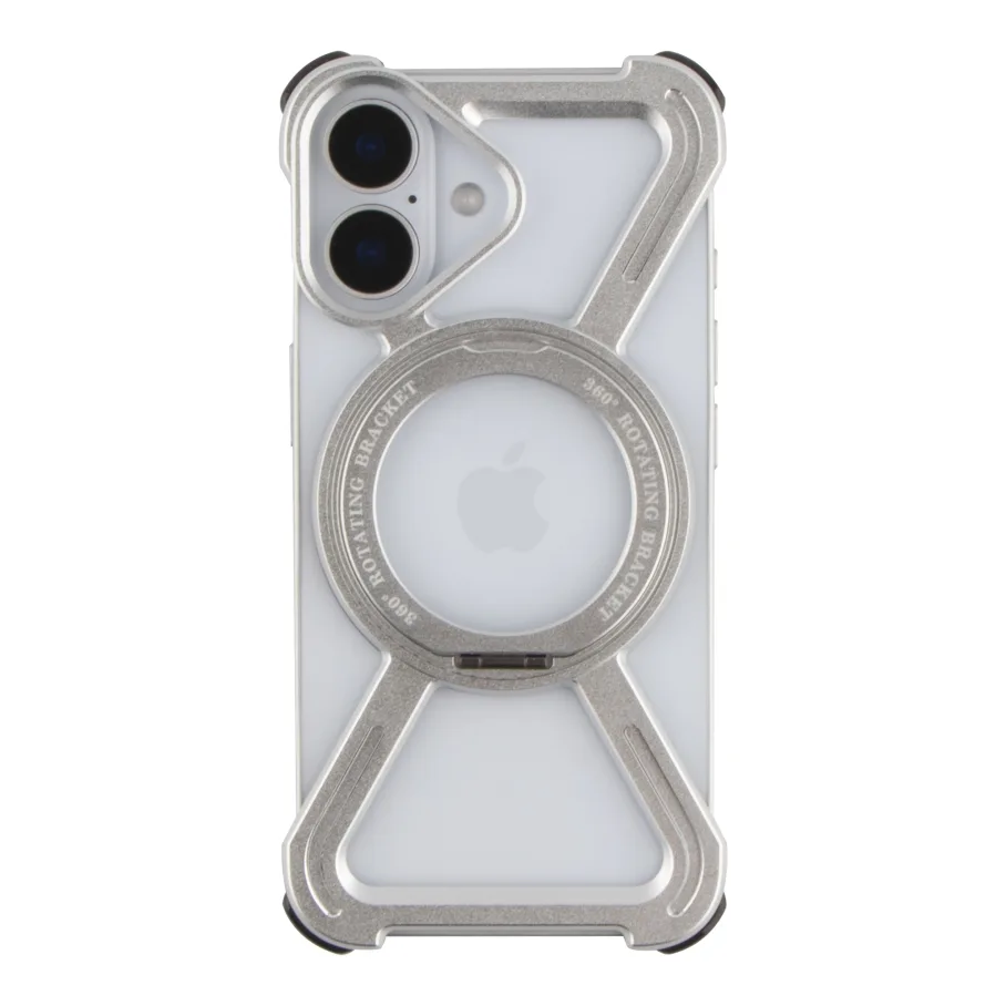Чехол Titanium ArmorX Mag для iPhone 16 Silver