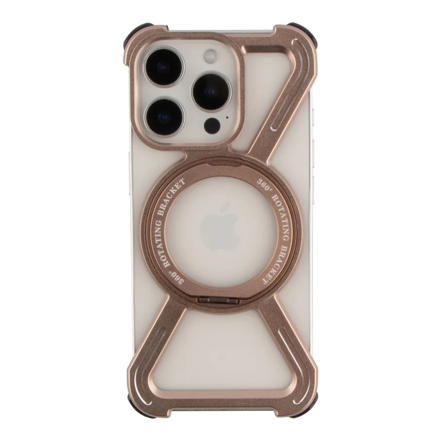 Чехол Titanium ArmorX Mag для iPhone 16 Pro Gold