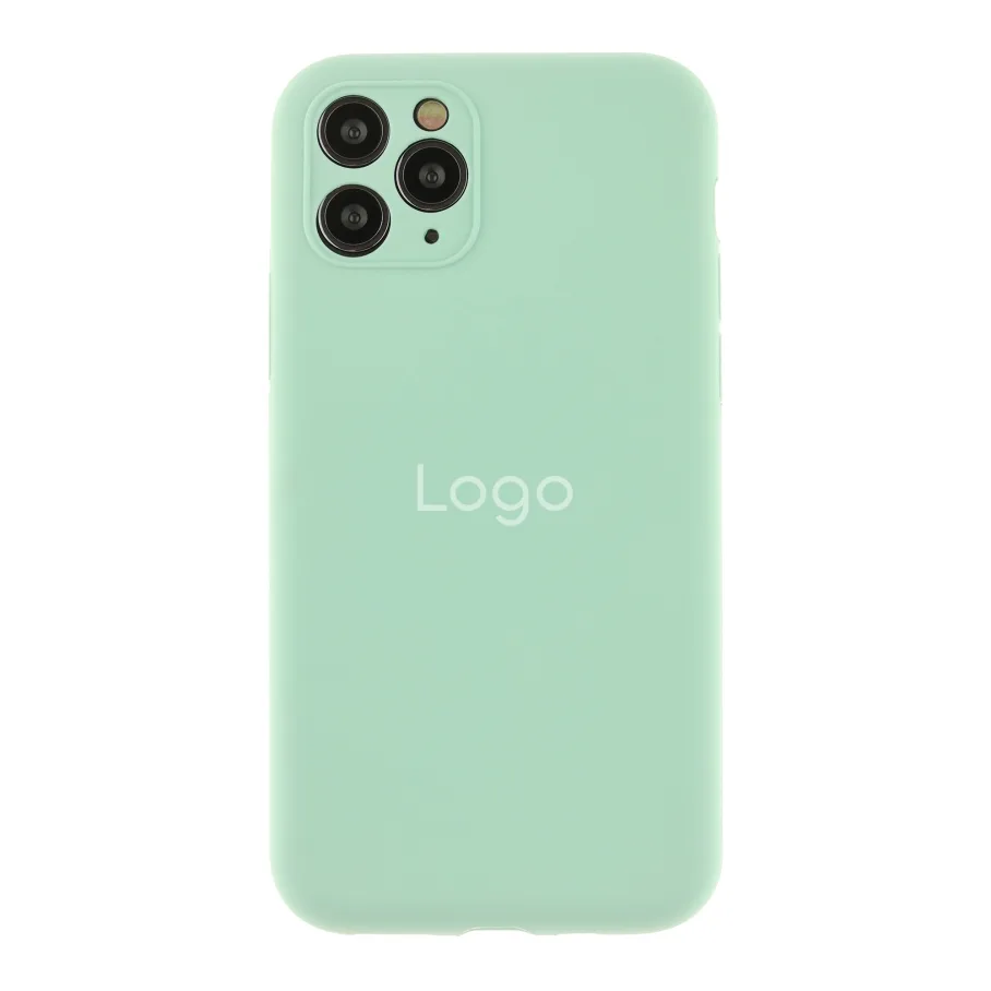 Чехол Silicone с рамкой для iPhone 11 Pro Мятая упаковка (17.Turquoise)