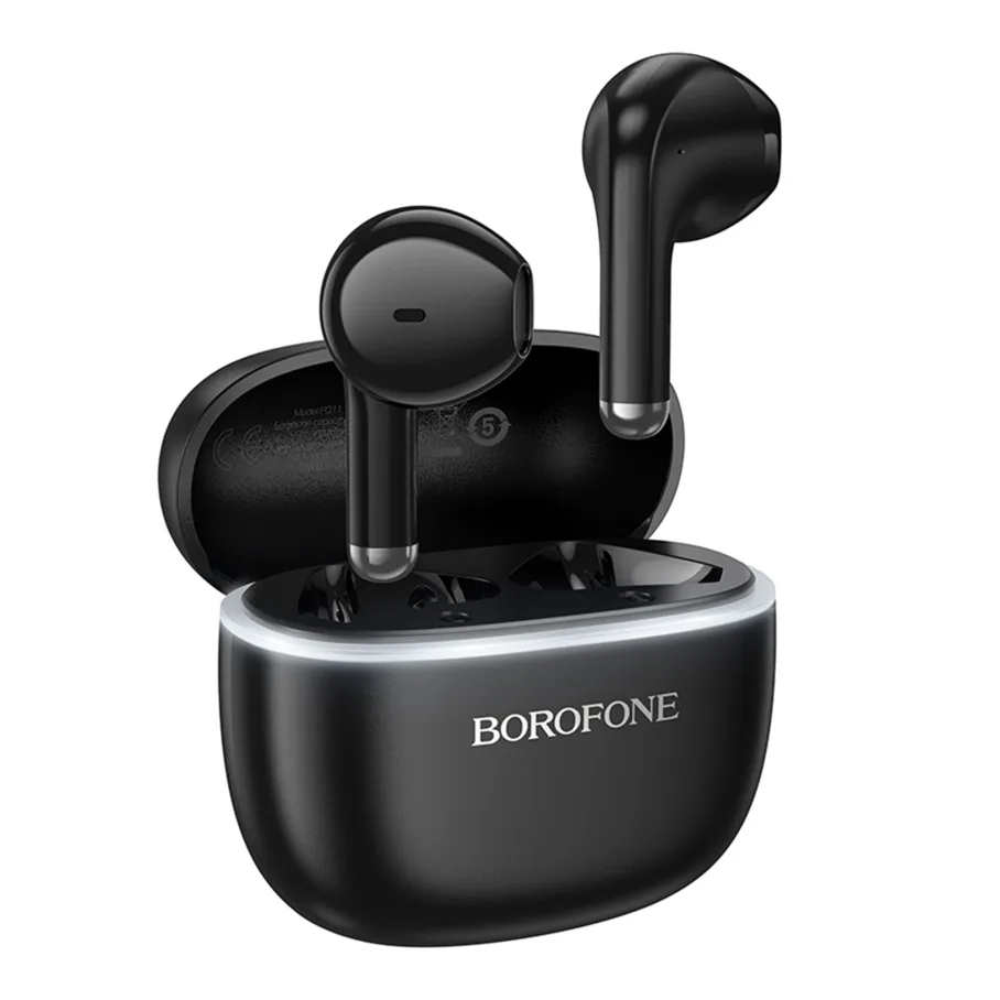 Блютуз Стерео Гарнитура Borofone FQ11, цвет черный