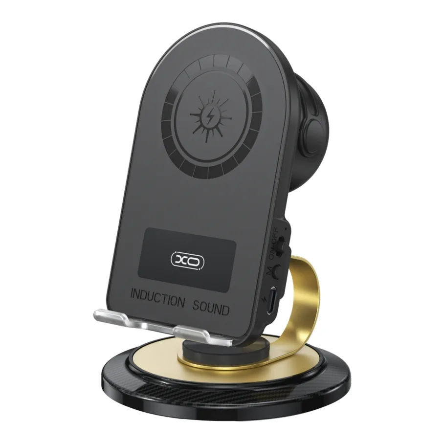 Настольный Держатель XO F69, Bluetooth-колонка 15W, цвет черный