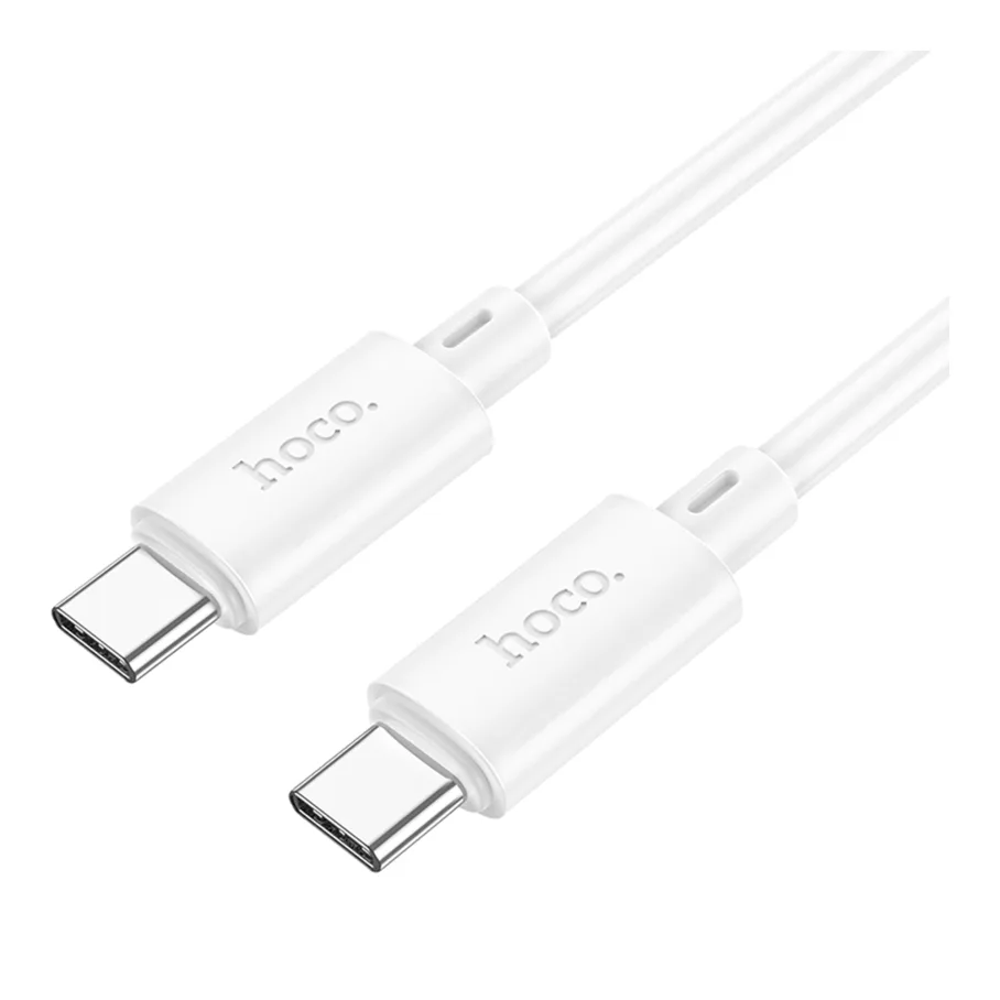 USB Hoco X88 Gratified 60W, с кабелем Type-C to Type-C 2m, цвет белый