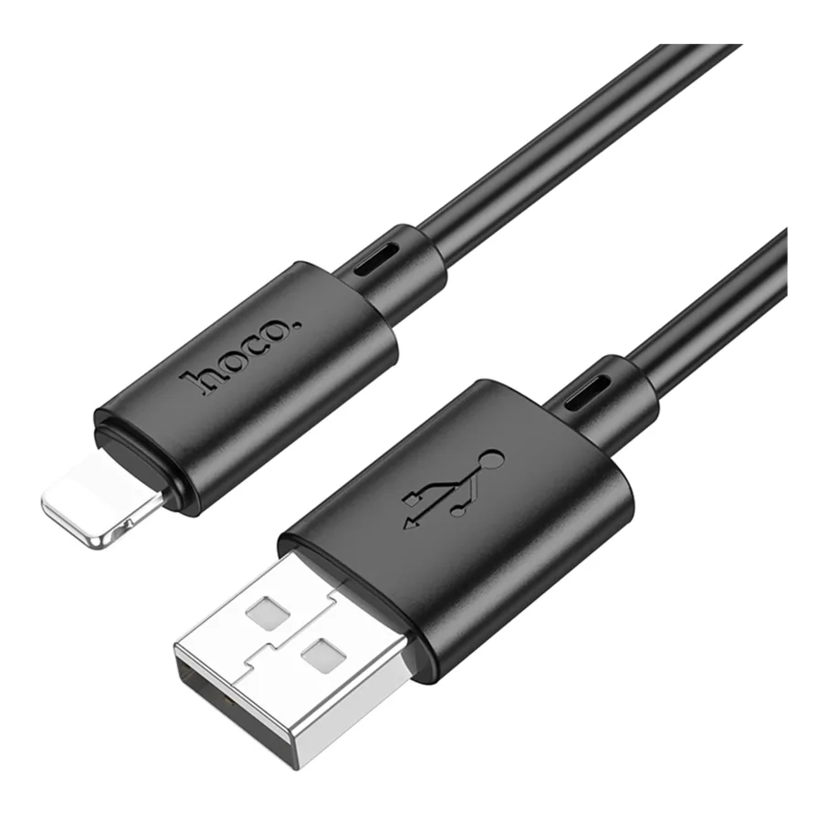 USB Hoco X88 Gratified Lightning 2.4A 2m, цвет черный