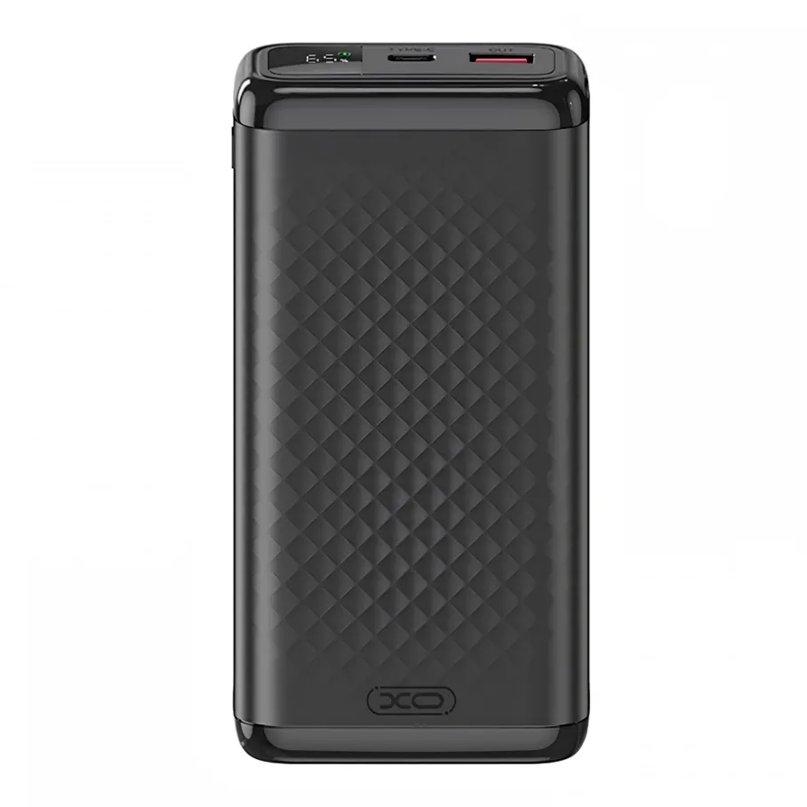 Power Bank XO PB309 22.5W Digital Fast Charger 20000mAh, цвет черный