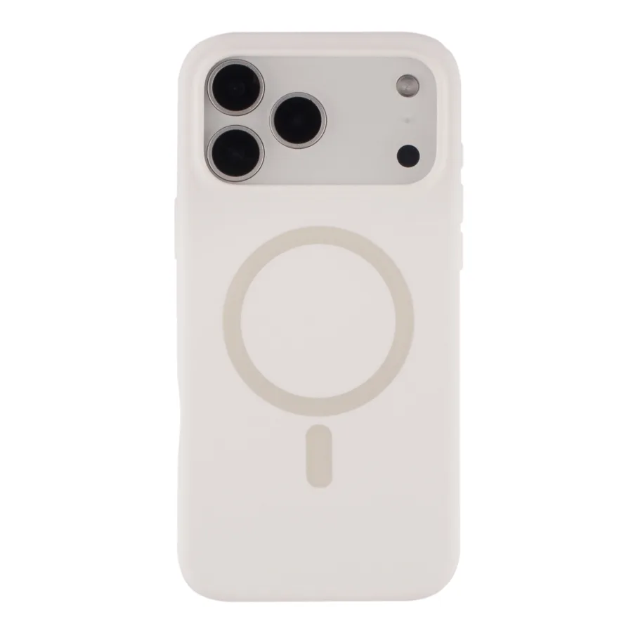 Чехол Glow Silicone Case with Magsafe для iPhone 17 Pro White