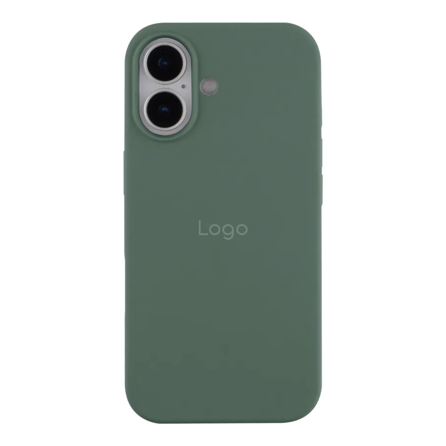 Чехол Silicone Case Full Size (AA) для iPhone 17 55.Pine Green