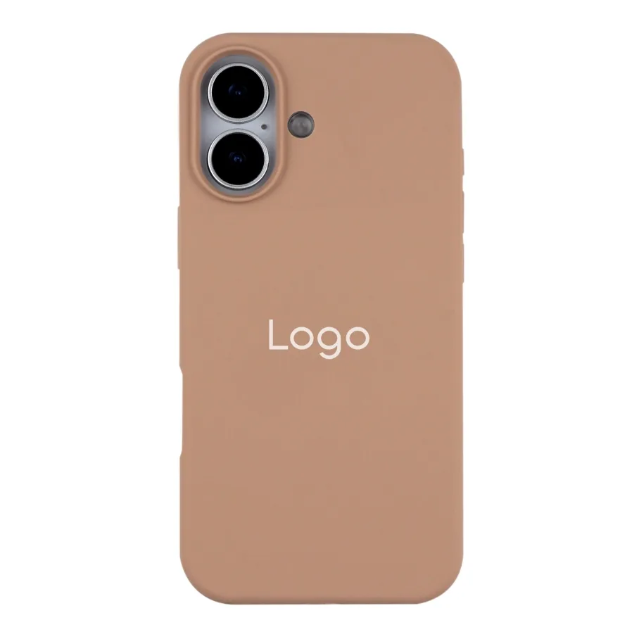 Чехол Silicone Case Full Size (AA) для iPhone 17 92.Desert Gold