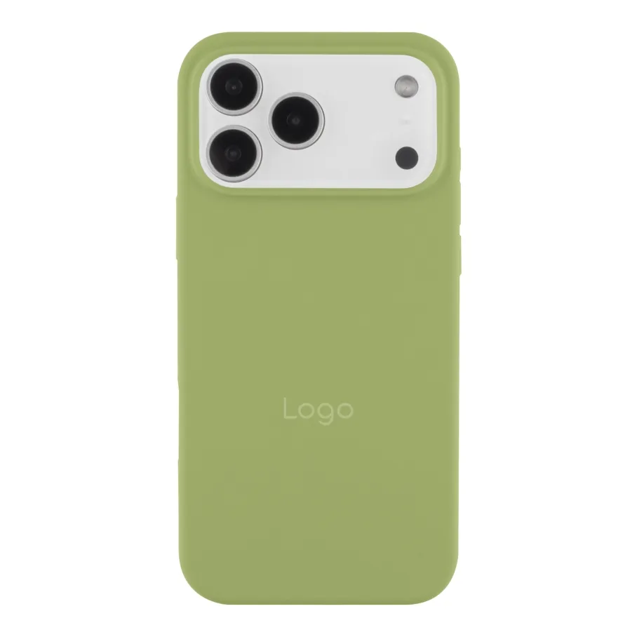 Чехол Silicone Case Full Size (AA) для iPhone 17 Pro 01.Mint