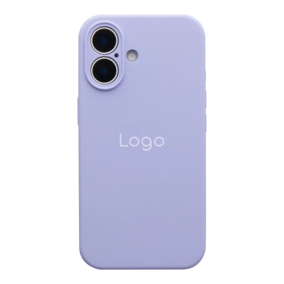 Чехол Silicone Case Full Size with Frame для iPhone 17 39.Elegant Purple