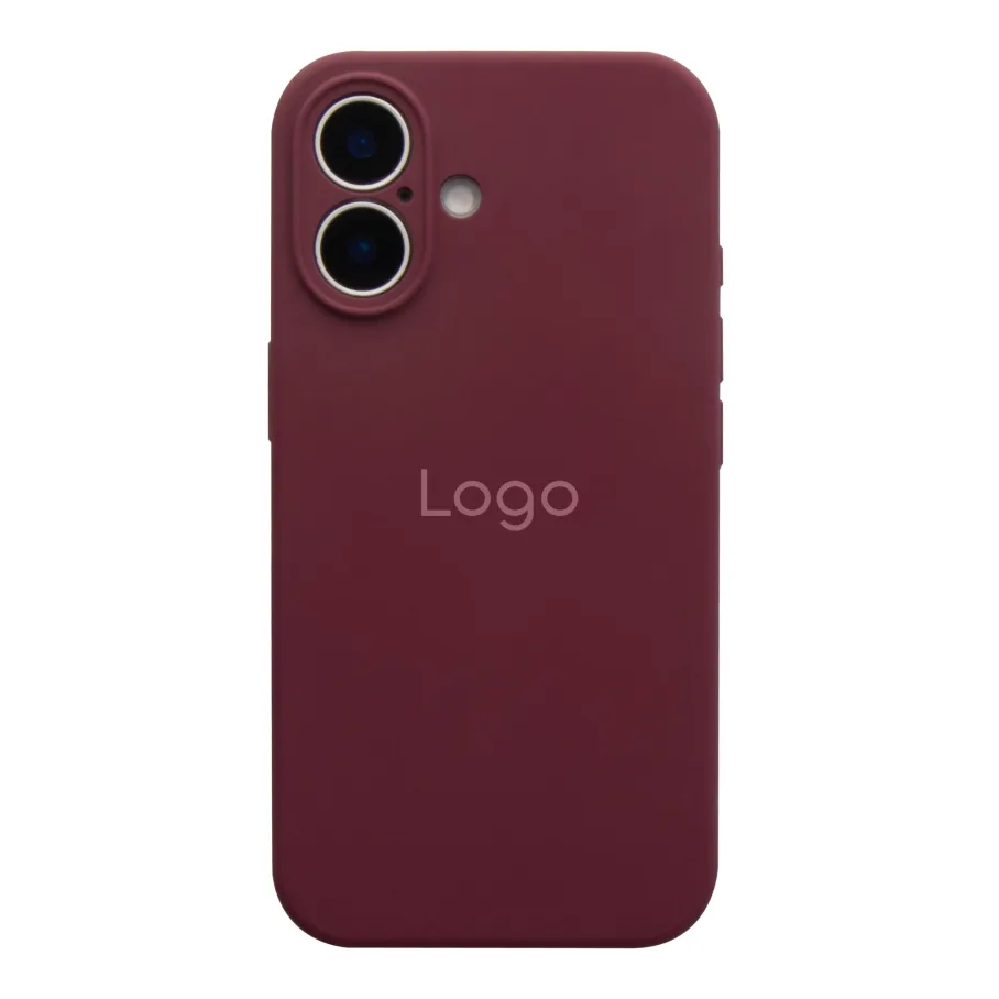 Чехол Silicone Case Full Size with Frame для iPhone 17 73.Plum