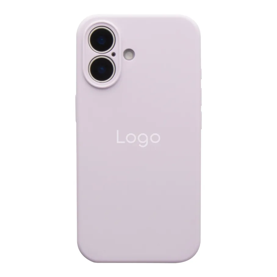 Чехол Silicone Case Full Size with Frame для iPhone 17 83.Lilac Purple