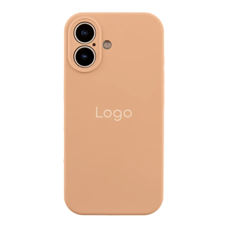Чехол Silicone Case Full Size with Frame для iPhone 17 92.Desert Gold