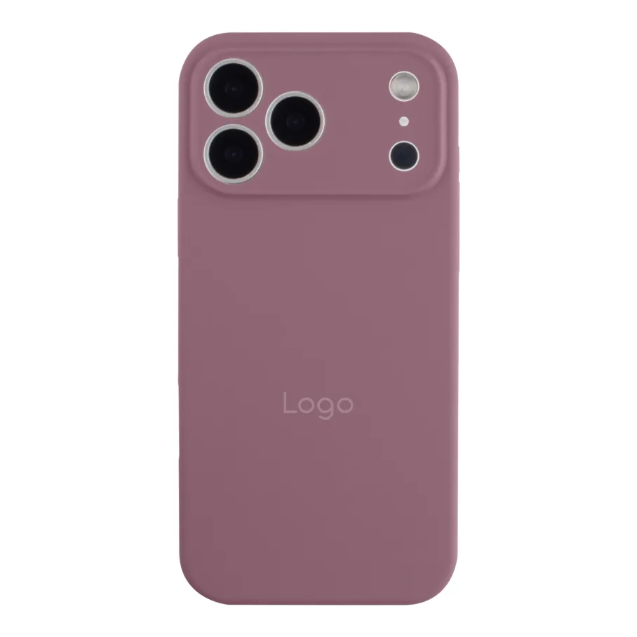 Чехол Silicone Case Full Size with Frame для iPhone 17 Pro 68.Blackcurrant