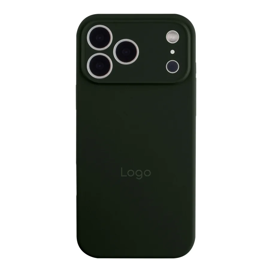 Чехол Silicone Case Full Size with Frame для iPhone 17 Pro 71.Cyprus Green