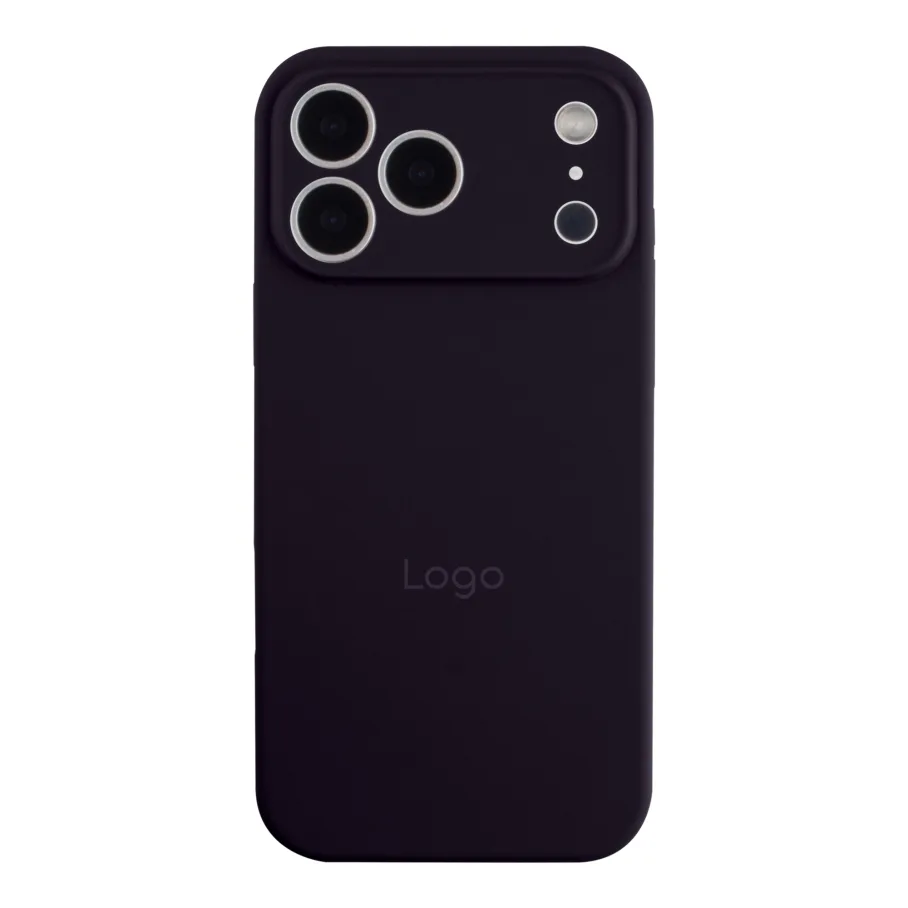 Чехол Silicone Case Full Size with Frame для iPhone 17 Pro 82.Elderberry