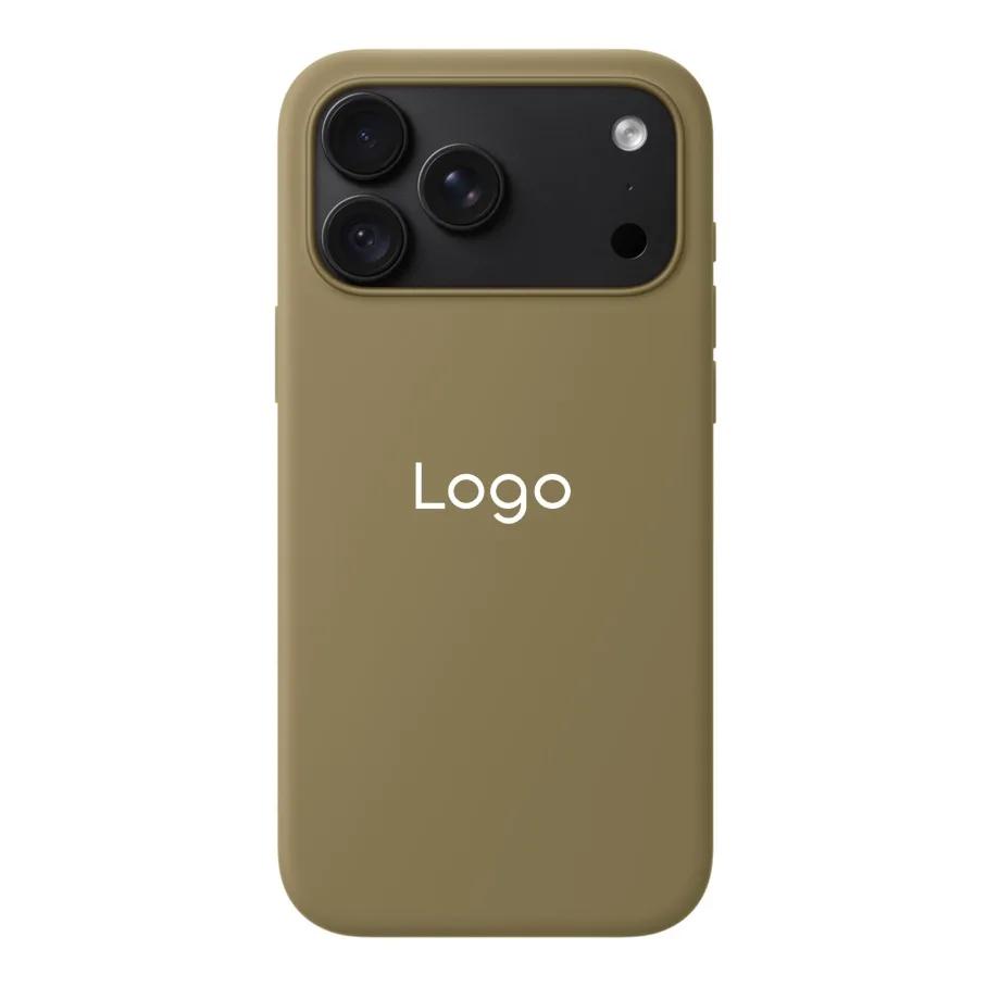 Чехол Silicone Case with MagSafe IC для iPhone 18 Pro Max Olive