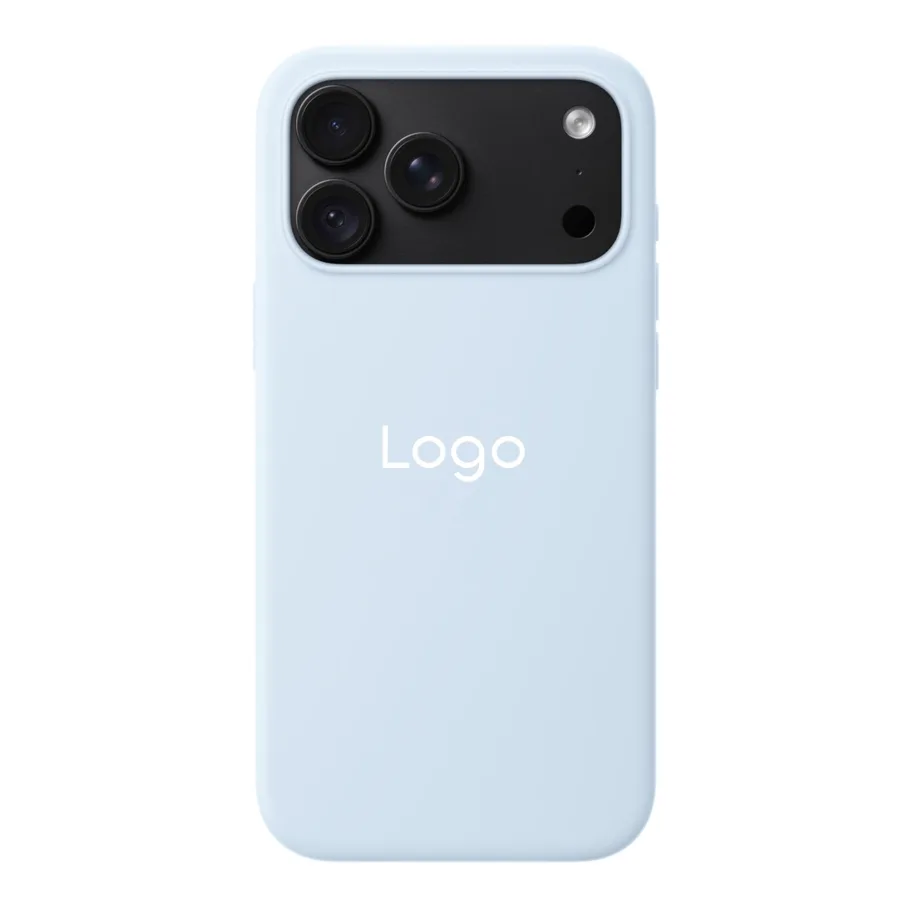 Чехол Silicone с MagSafe IC для iPhone 18 Pro, цвет кристально-синий (Crisp Blue)