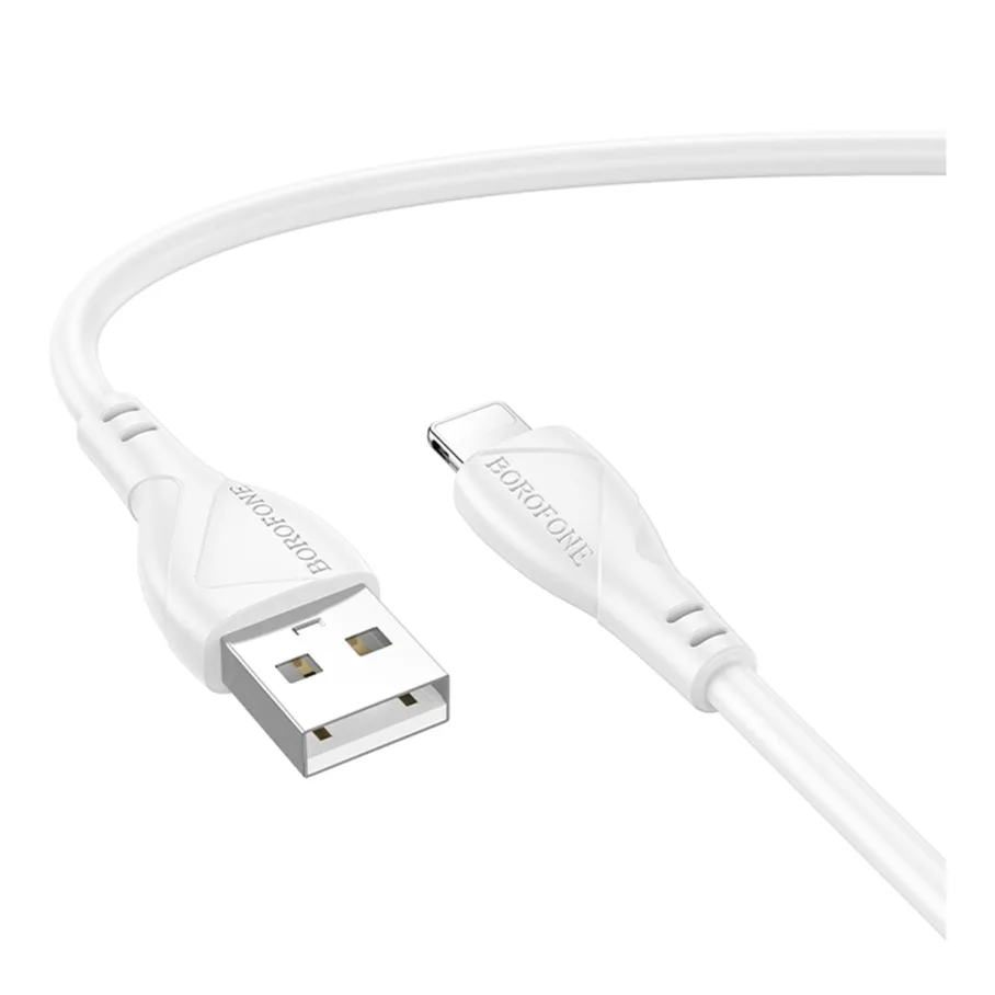 USB Borofone BX121 Lightning 2.4A Белый