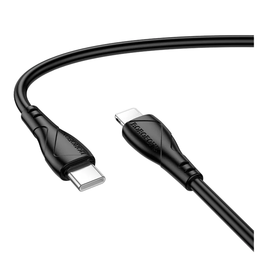USB Borofone BX121 Type-C to Lightning PD27W, цвет черный