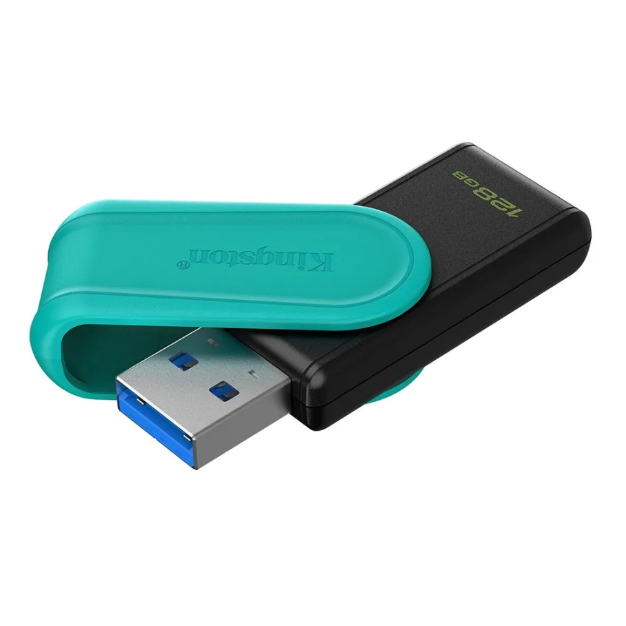 USB Flash Drive 3.2 Kingston DT Exodia S 128GB, цвет черный/бирюзовый