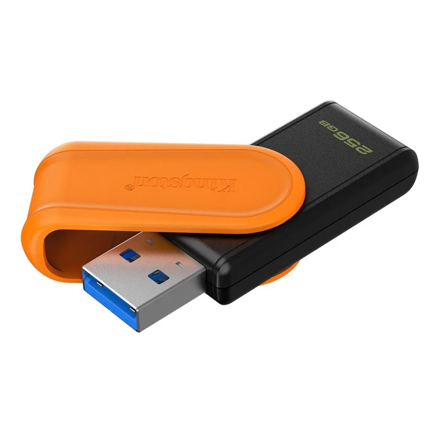 USB Flash Drive 3.2 Kingston DT Exodia S 256GB, цвет черный/оранжевый