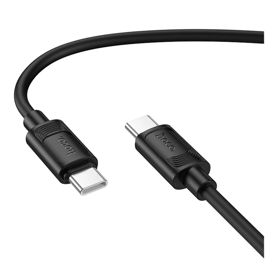 USB Hoco X122 Silicone Type-C to Type-C 60W Черный