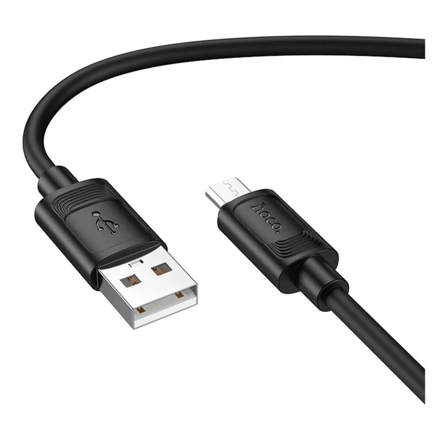 USB Hoco X122 Silicone Micro, 2.4A, цвет черный