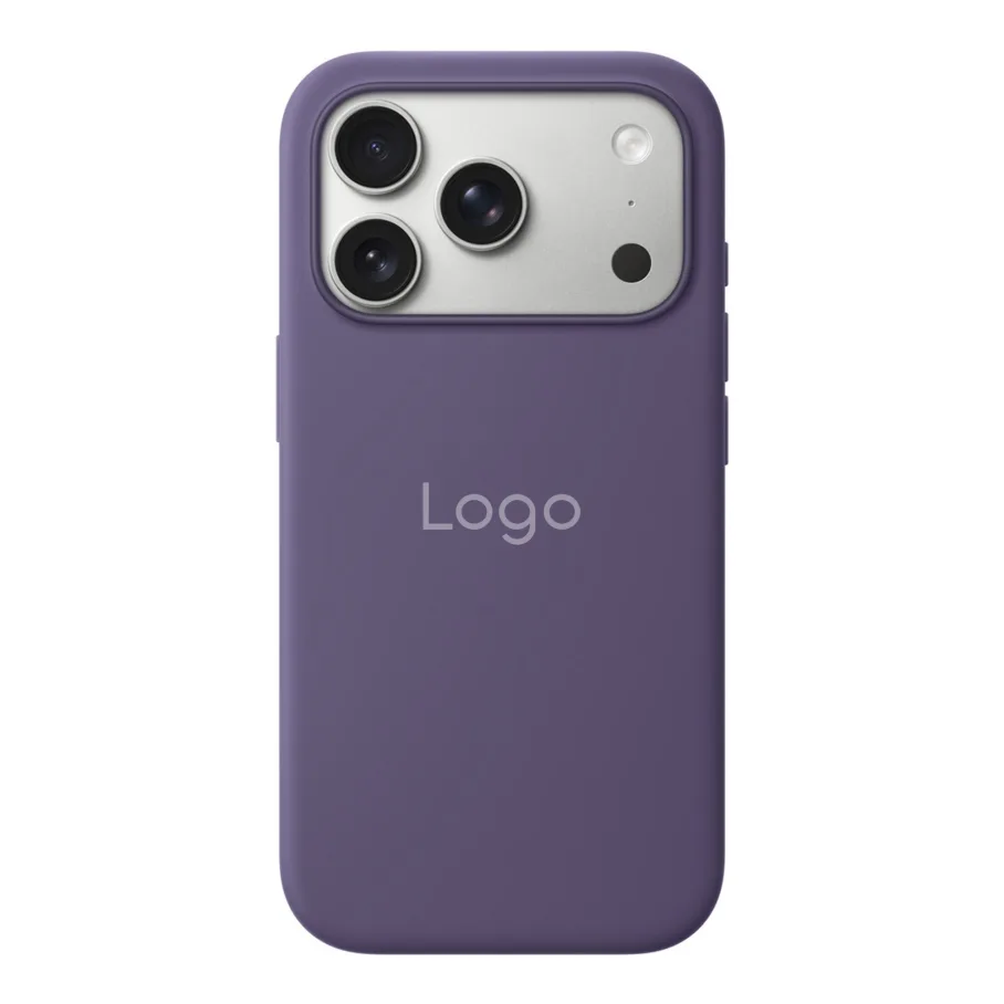 Чехол Silicone Case with MagSafe IC для iPhone 17 Pro Max Purple Fog