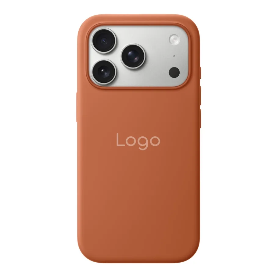 Чехол Silicone Case with MagSafe IC для iPhone 17 Pro Terra Cotta