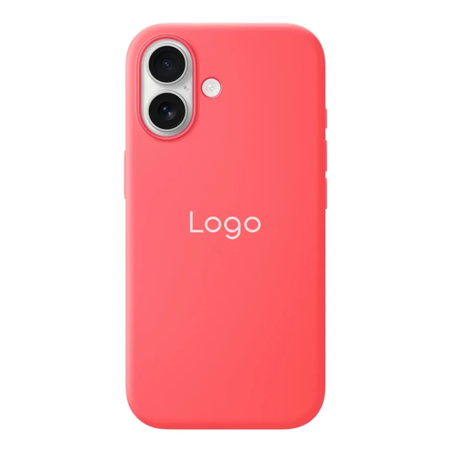 Чехол Silicone с MagSafe IC для iPhone 17 Bright Guava