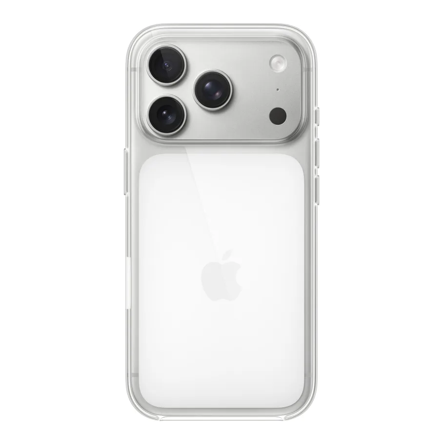 Чехол для iPhone 17 Pro Max с MagSafe, прозрачный