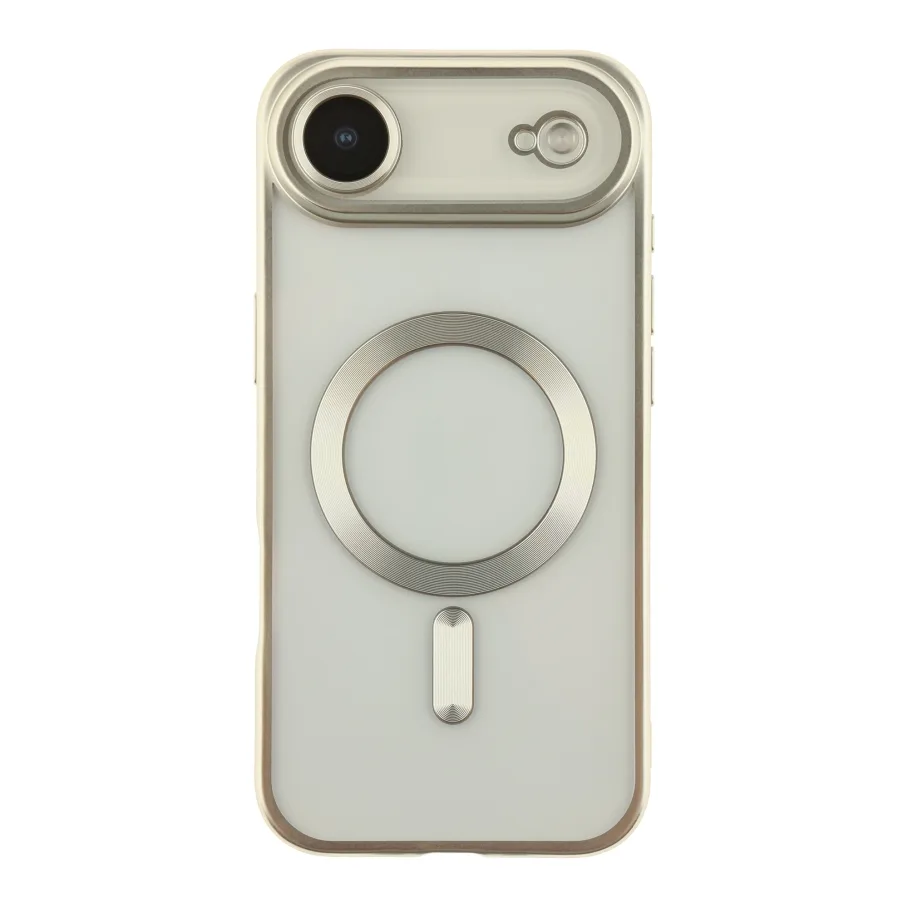 Чехол для iPhone 17 Air с MagSafe, цвет хром серебристый