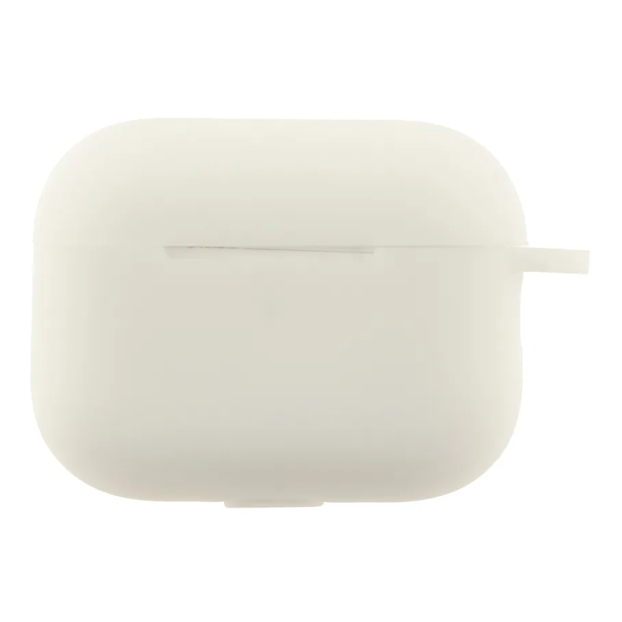 Футляр для AirPods Pro 3 с крючком, цвет белый