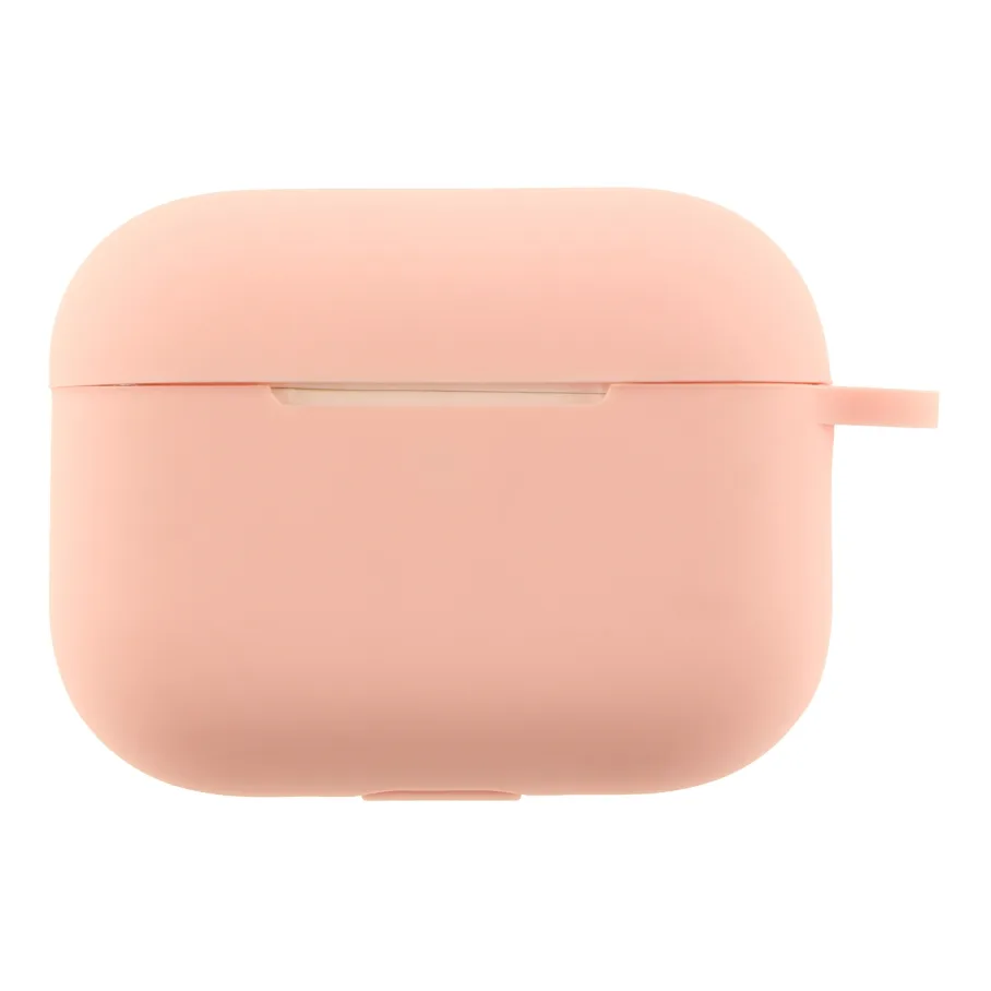 Футляр Silicone Case с крючком для Airpods Pro 3 12, цвет розовый