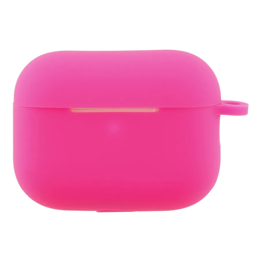 Футляр с крючком для AirPods Pro 3, цвет блестящий розовый