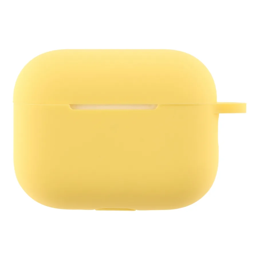 Футляр Silicone Case с крючком для Airpods Pro 3 50.Canary yellow, цвет желтый
