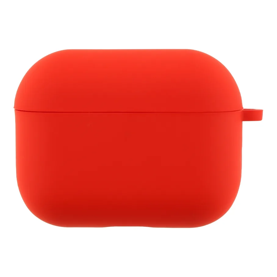 Футляр для AirPods Pro 3 с микрофиброй, цвет красный