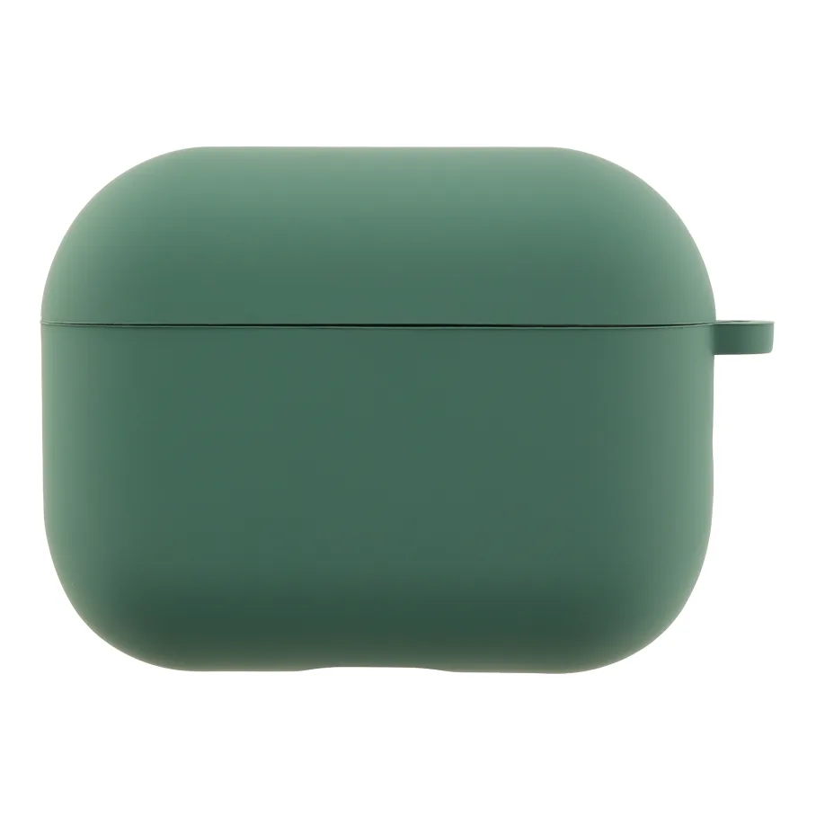 Футляр для AirPods Pro 3 с микрофиброй, цвет хвойный зеленый