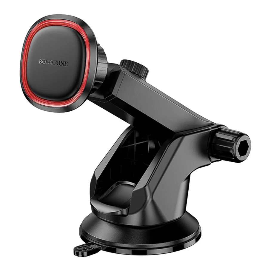 Автодержатель Borofone BH125 Magnetic Ring, цвет черно-красный