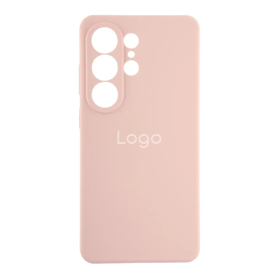 Чехол Liquid Silicone (AA) Full Camera для Samsung Galaxy S26 Ultra 5G (S948) 19.Pink Sand