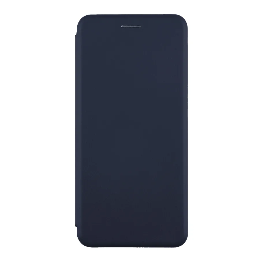 Чехол-книжка кожа для Xiaomi Redmi 15 4G, цвет темно-синий