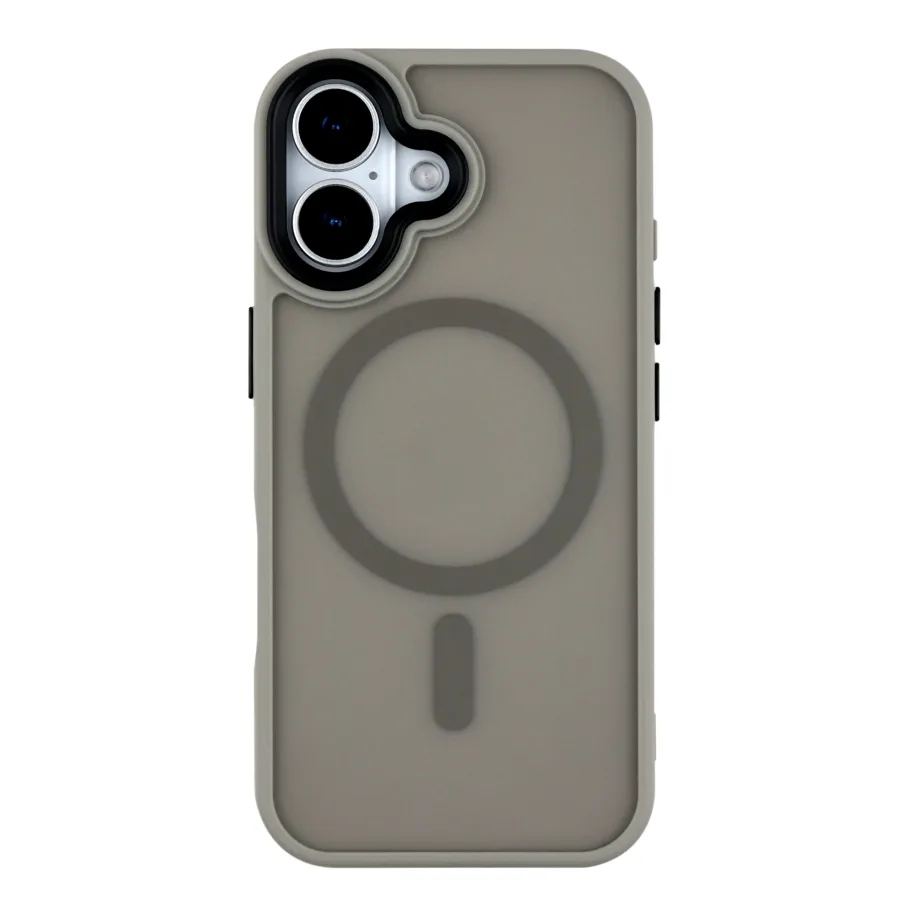 Чехол для iPhone 17 с MagSafe, цвет серый