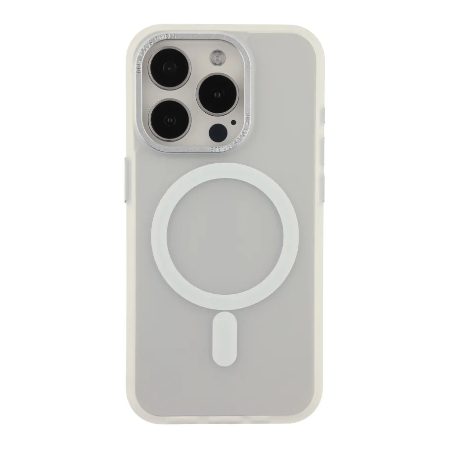 Чехол для iPhone 15 Pro с MagSafe, цвет белый