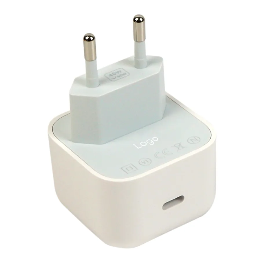 Сетевое Зарядное Устройство For IP PD40W/60W 1:1, цвет белый