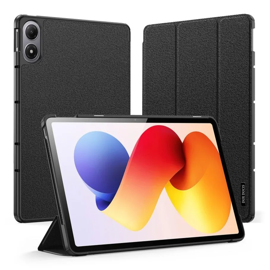 Чехол Dux Ducis Domo для Xiaomi Redmi Pad 2 Pro/Pad Pro(4G/5G)/Poco Pad(4G/5G) 12,1", цвет черный