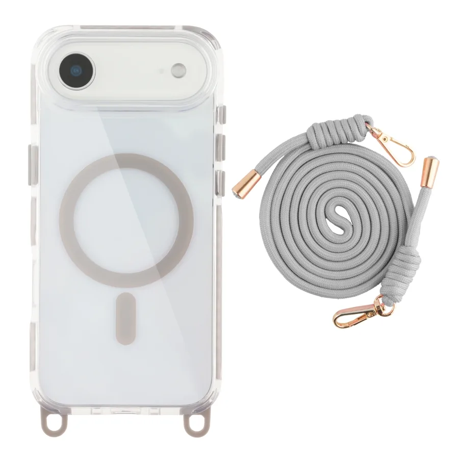Чехол для iPhone 17 Air с MagSafe, цвет серый