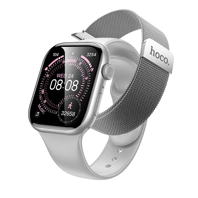 Смарт Часы Hoco Y42 call version Milan Loop Серый