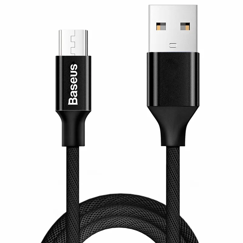 USB Baseus USB to Micro 2A CAMYW-A Черный, 01