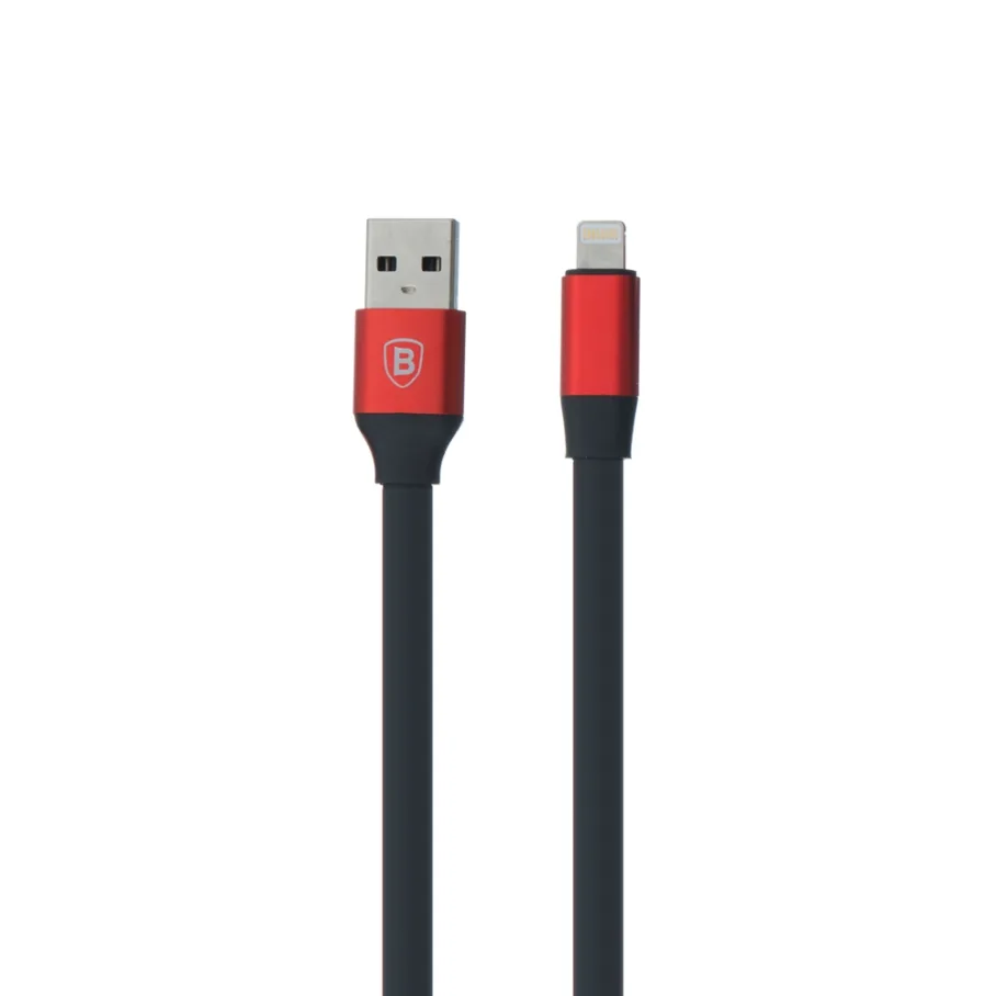 USB Baseus CALMBJ-B Lightning 23см, красно-черный